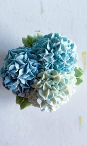 Hydrangea Cupcakes