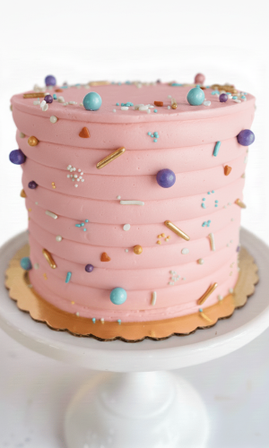 Sprinkle birthday cake by Whipped Bakeshop in Philadelphia