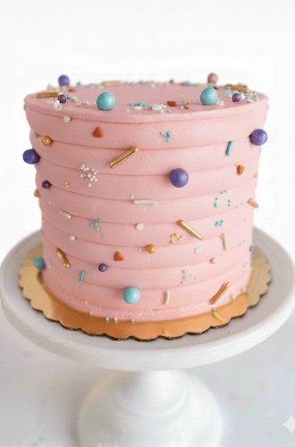 Sprinkle birthday cake by Whipped Bakeshop in Philadelphia