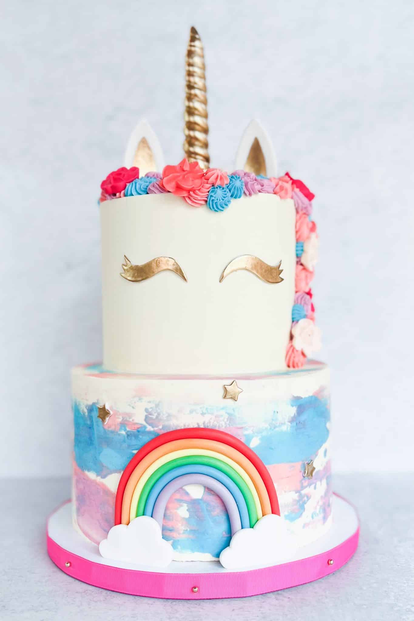 Narwhal Cake | Cute Girl Cakes | Trendy Design Cake – Rolling In Dough  Bakery