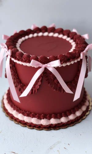 Vintage Bow cake by Whipped Bakeshop in Philadelphia