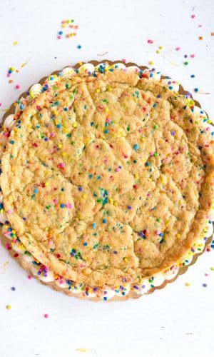 Funfetti cookie cake by Whipped Bakeshop in Philadelphia