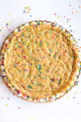Funfetti cookie cake by Whipped Bakeshop in Philadelphia