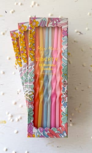 Meri Meri x Liberty Rainbow Garden Party Candles