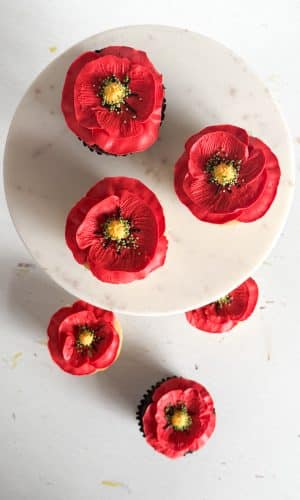 Poppy Cupcakes